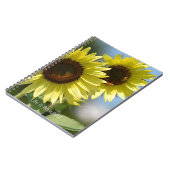 Sunflowers Bees (my photography) ノートブック (左側)