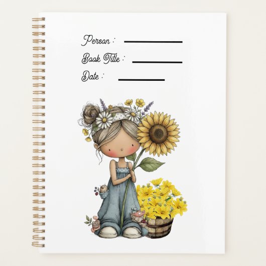  Sunflowers Book Cover Planner プランナー手帳 (正面)