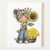  Sunflowers Book Cover Planner プランナー手帳 (裏面)