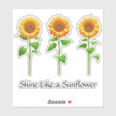 Sunflowers (bright) - Shine Like a Sunflower シール (シート)