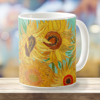 Sunflowers by Van Gogh コーヒーマグカップ