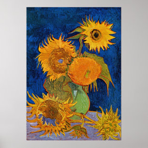 Sunflowers by Van Gogh ポスター
