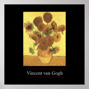 Sunflowers by Van Gogh Poster Print ポスター