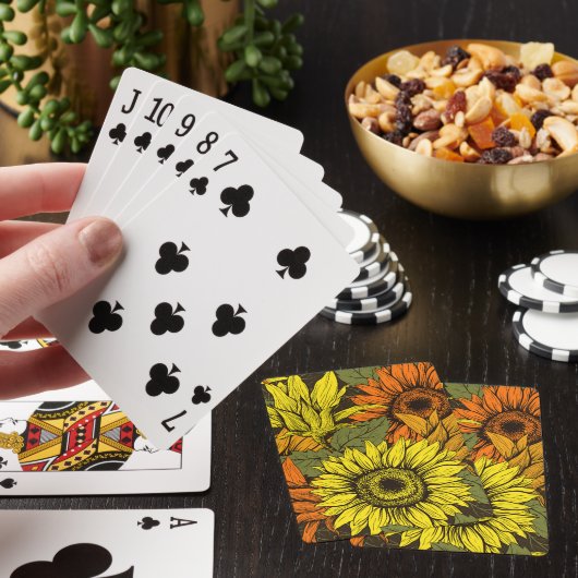 Sunflowers Classic Playing Cards トランプ (インサイチュ)