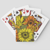 Sunflowers Classic Playing Cards トランプ (裏面)