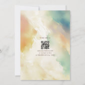 Sunflowers Fall A Little Pumpkin Baby Shower 招待状 (裏面)