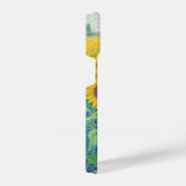 Sunflowers Field Red Orange Yellow Blue Van Gogh iPhoneケース (右側面)