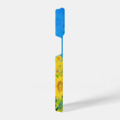 Sunflowers Field Red Orange Yellow Blue Van Gogh iPhoneケース (右側面)