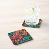 Sunflowers Hard plastic coaster set コースター (右側)