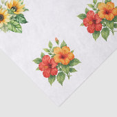 Sunflowers & Hibiscus for Scallop Shell Decoupage  薄葉紙 (詳細)