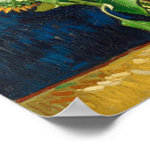 Sunflowers in a Vase After Van Gogh ポスター (角)