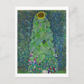 Sunflowers in Garden Gustavクリムト ポストカード (正面)