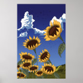 Sunflowers in the Summer ポスター (正面)