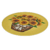 Sunflowers In Yellow カッティングボード (角)