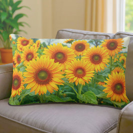 Sunflowers Lumbar Pillow ランバークッション
