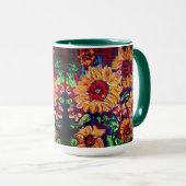 Sunflowers Mug マグカップ (正面右)