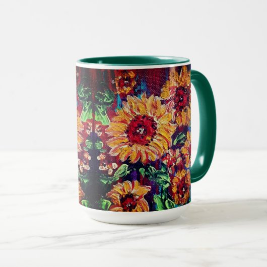 Sunflowers Mug マグカップ (正面右)