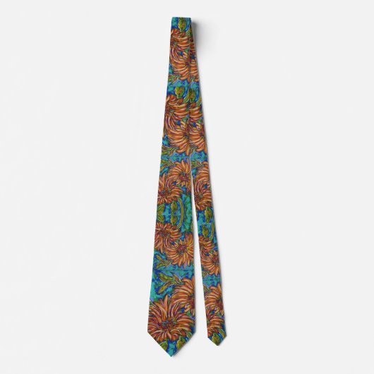 Sunflowers Neck Tie ネクタイ (正面)