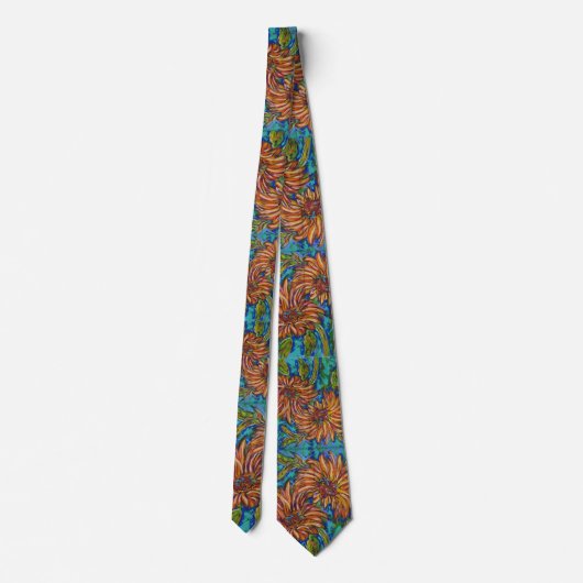 Sunflowers Neck Tie ネクタイ (裏面)