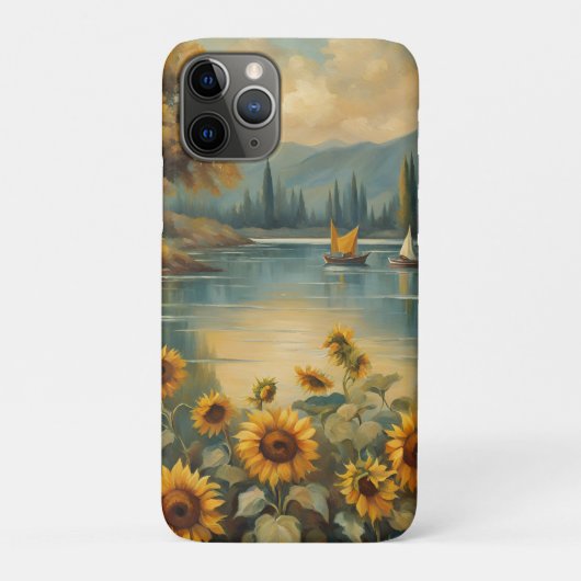 Sunflowers on the Lake Case-Mate iPhoneケース (裏)