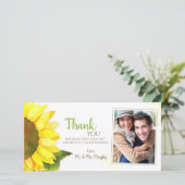 Sunflower's Photo 結婚 Thank You サンキューカード (スタンド正面)