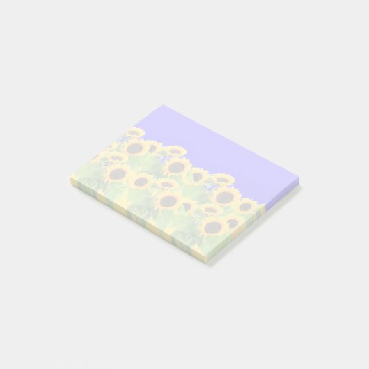 Sunflowers Post-it® Notes ポストイット (アングル)