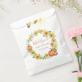 Sunflowers & Pumpkins fall フェイバーバッグ (封をした状態)