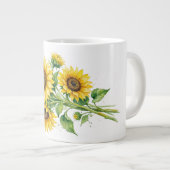 Sunflowers Specialty Mug ジャンボコーヒーマグカップ (正面右)