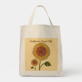 Sunflowers Stand Tall  トートバッグ