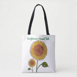 Sunflowers Stand Tall   トートバッグ