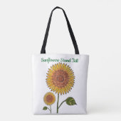 Sunflowers Stand Tall   トートバッグ (裏面)