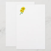 Sunflowers Stationery Paper 便箋 (正面/裏面)