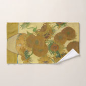 Sunflowers, Still Life Oil Painting, Van Gogh ハンドタオル (ハンドタオル)
