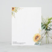 Sunflowers Sun Kisses レターヘッド (スタンド正面)