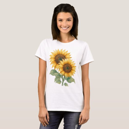 Sunflowers T-Shirt Tシャツ (正面フル)