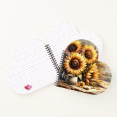 Sunflowers Watercolor Painting ノートブック (内部)