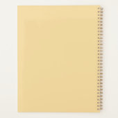 Sunflowers Watercolor Painting プランナー手帳 (裏面)