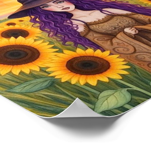 SunFlowerWitch  ポスター (角)
