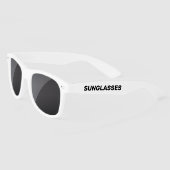 Sunglasses that say sunglasses サングラス (左)
