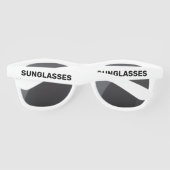 Sunglasses that say sunglasses サングラス (裏面)