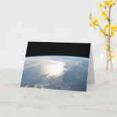 Sunglintはメキシコ湾を反射する カード (黄色い花)