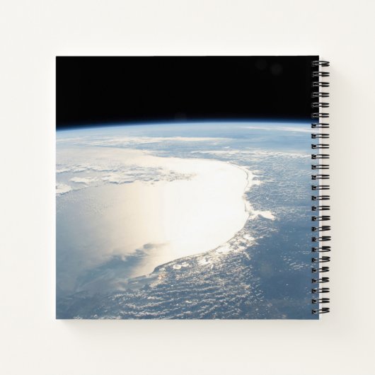 Sunglintはメキシコ湾を反射する ノートブック (裏面)