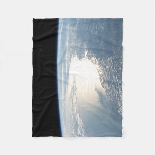 Sunglintはメキシコ湾を反射する フリースブランケット (正面)