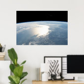 Sunglintはメキシコ湾を反射する ポスター (ホームオフィス)