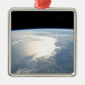 Sunglintはメキシコ湾を反射する メタルオーナメント (正面)