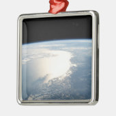 Sunglintはメキシコ湾を反射する メタルオーナメント (左)