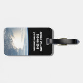 Sunglintはメキシコ湾を反射する ラゲッジタグ (裏面横)