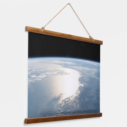 Sunglintはメキシコ湾を反射する 吊り下げ型タペストリー (傾斜あり)