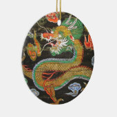 Sungnyemuの韓国の天井のドラゴンの絵画 セラミックオーナメント (右)
