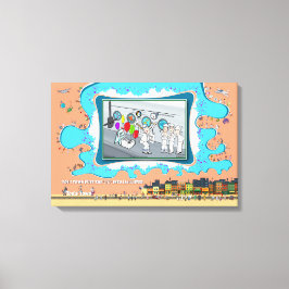 Sunk by Surprise | Birthday 24x16 キャンバスプリント